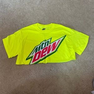Mtn Dew Crop Top